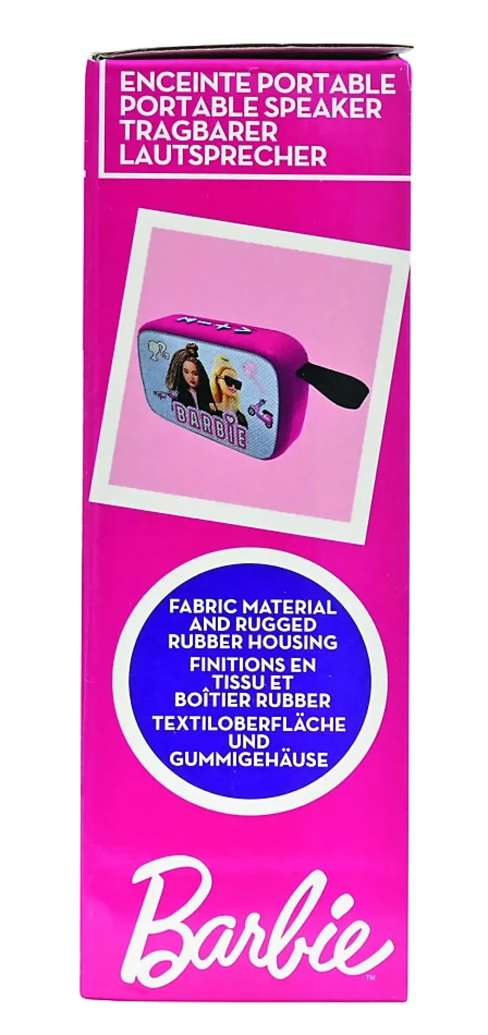 Enceinte Bluetooth portable Barbie