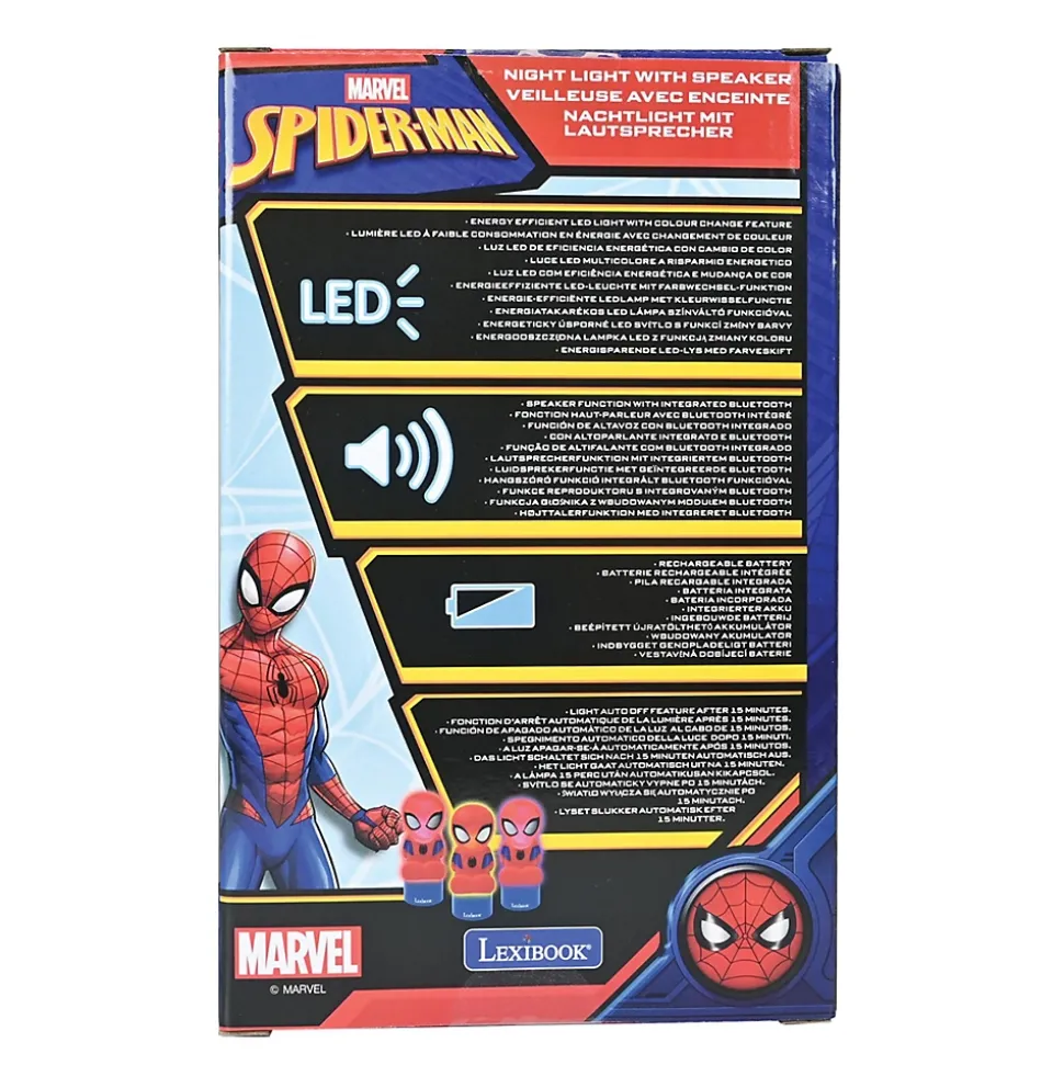 Enceinte Bluetooth veilleuse Spiderman