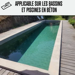 Enduit Piscine Hydrofuge - Etanchéité Piscine & Cuvelage : ARCACIM PISCINE Gris - 25 kg - ARCANE INDUSTRIES
