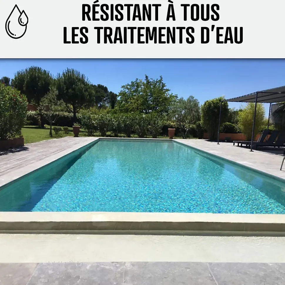 Enduit Piscine Hydrofuge - Etanchéité Piscine & Cuvelage : ARCACIM PISCINE Gris - Offre Spéciale : 5 x 25 Kg - ARCANE INDUSTRIES
