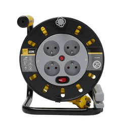 Enrouleur de bricolage Diall HO5VVF 3G1.5mm² 25m