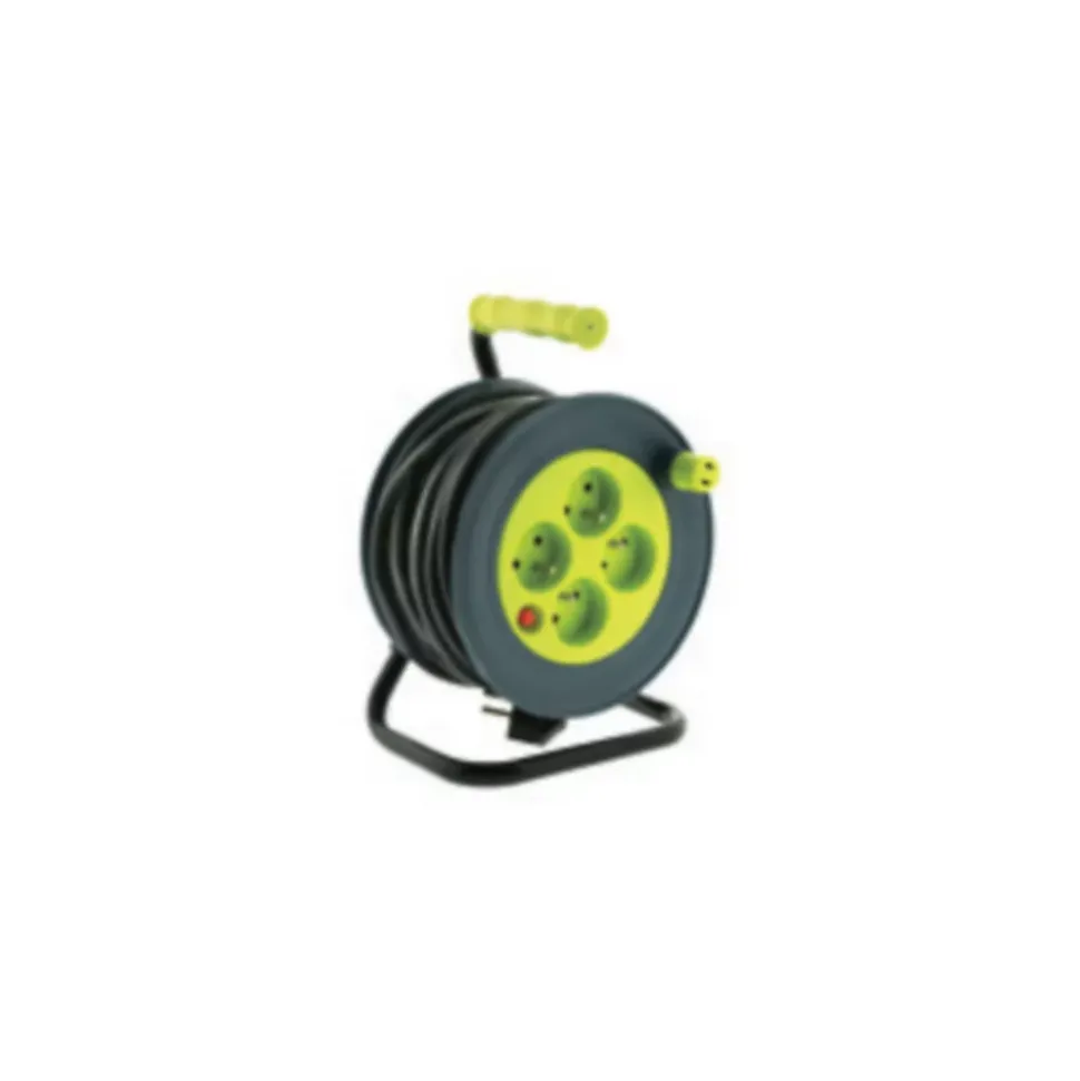 Enrouleur de bricolage 3G1mm² 15 m Anis