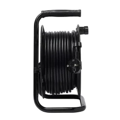 Enrouleur de bricolage H05VVF 3G1mm² 2 prises 15m