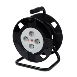 Enrouleur de bricolage vide H05VV-F 4 prises 40m