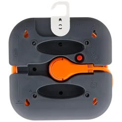 Enrouleur domestique 4x2P+T - 7m orange Zenitech