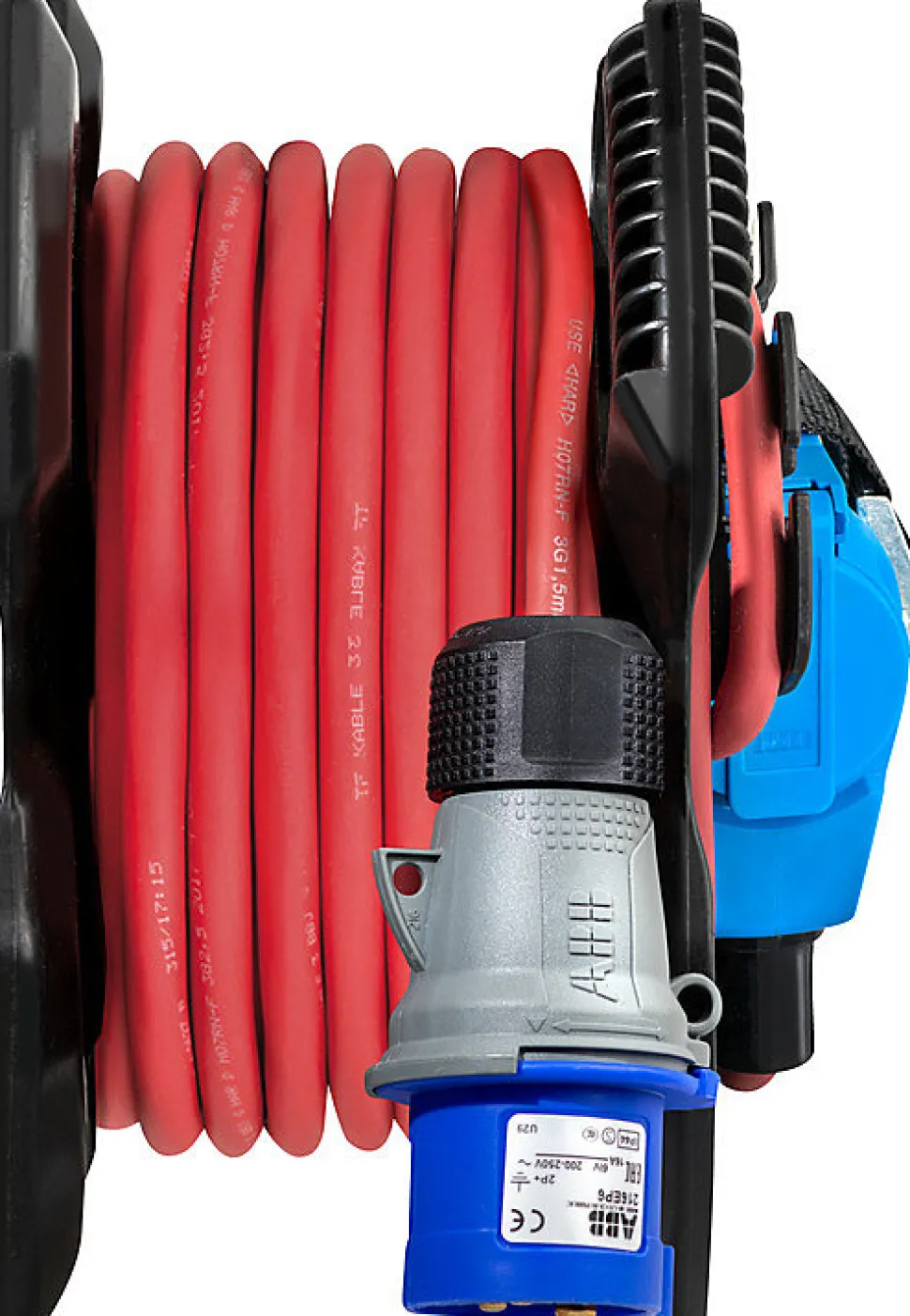 Enrouleur électrique compact XGUM avec rallonge caravane 10 m H07RN-F 3G2,5 - Brennenstuhl 1169711106