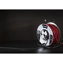 Enrouleur électrique 25m H07RN-F 3G 2,5mm2 flasque acier - HANGER - 600009