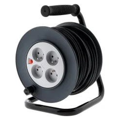 Enrouleur 4 prises H05VV-F 3G1mm² - 25m - Zenitech