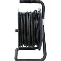Enrouleur 4 prises 25m + coupe-circuit + support Zenitech