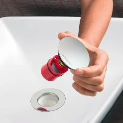 Ensemble bonde et siphon de lavabo Quick-Clac Wirquin Nano 6.7 Sortie Ø32 mm - 1/4 de tour