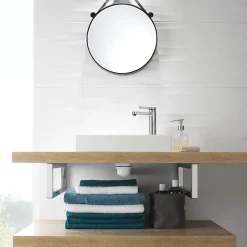 Ensemble bonde et siphon de lavabo Wirquin Nano 6.7 Sortie Ø32 mm - 1/4 de tour