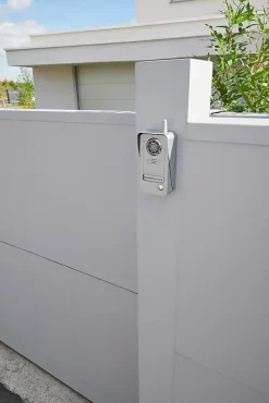 Ensemble interphone vidéo sans fil avec bouton pour l'extérieur Blyss Wolin