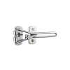Entrebailleur pour porte d'entrée, taquet d'arrêt, 142mm, inox - THIRARD