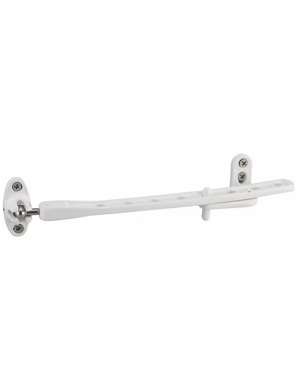 Entrebâilleur de fenêtre, 8 positions, réversible, cadenassable, blanc - THIRARD