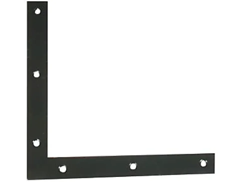 Equerre d'assemblage 300 x 300 mm - acier noir