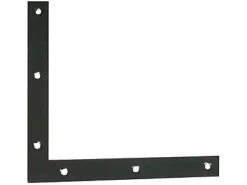Equerre d'assemblage 220 x 220 mm - acier noir