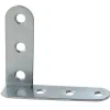 Equerre de chassis coudée droite Diall acier zingué 40 mm
