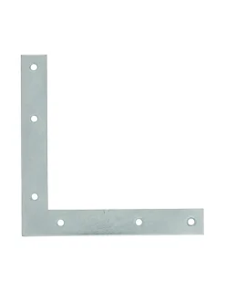 Equerre de fenêtre pour porte, 140x140x20mm, bouts carrés, acier zingué - THIRARD