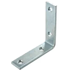 Equerre de renfort acier zingué 140 mm Vynex