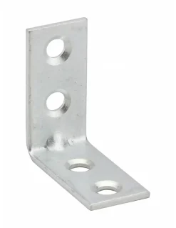 Equerre de renfort pour porte, 30x30x15mm, acier zingué - THIRARD