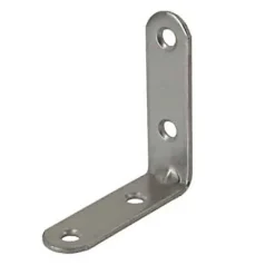 4 Equerres de chaise Acier Inox l.15 x H.25 x P.25 mm