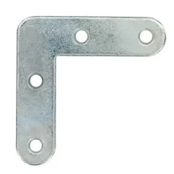 4 Equerres spéciale Acier zingué L.10 x H.50 x EP.50mm