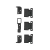 Espagnolette plate Afbat acier complète