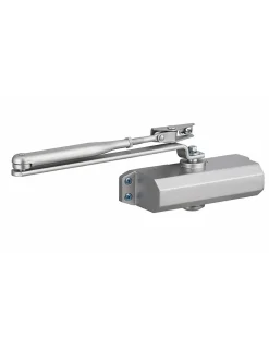 Ferme-porte automatique réversible hydraulique force 3, argent - THIRARD