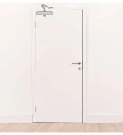 Ferme-porte Bricard Blanc bras compas fermeture automatique jusqu à 60 kg Force 3