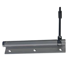 Ferme-porte à tige aluminium Diall 28cm
