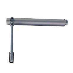 Ferme-porte à tige aluminium Diall 28cm