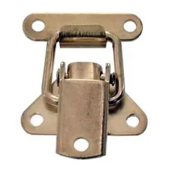 Fermoir levier Acier laitonné l. 33 mm x H. 60 mm