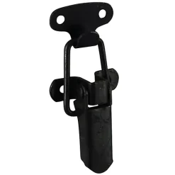 Fermoir à levier Diall acier laqué noir H. 60 x l. 33