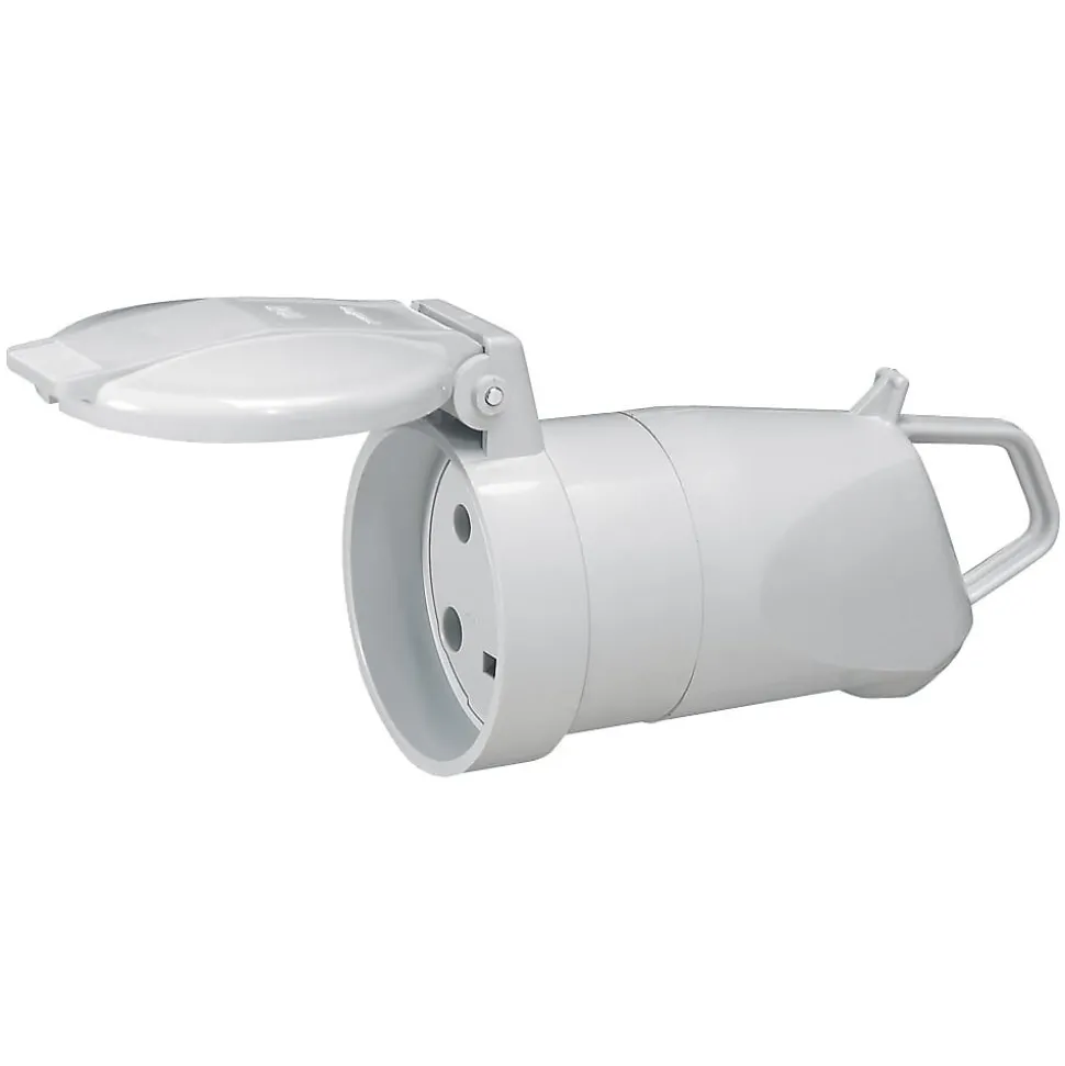 Fiche + clapet 3P+N+T 20A 400V Plexo Legrand