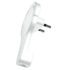 Fiche extra-plate Diall blanc glossy 6A