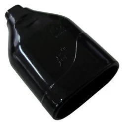 Fiche femelle noir glossy 6A Diall 2 pôles