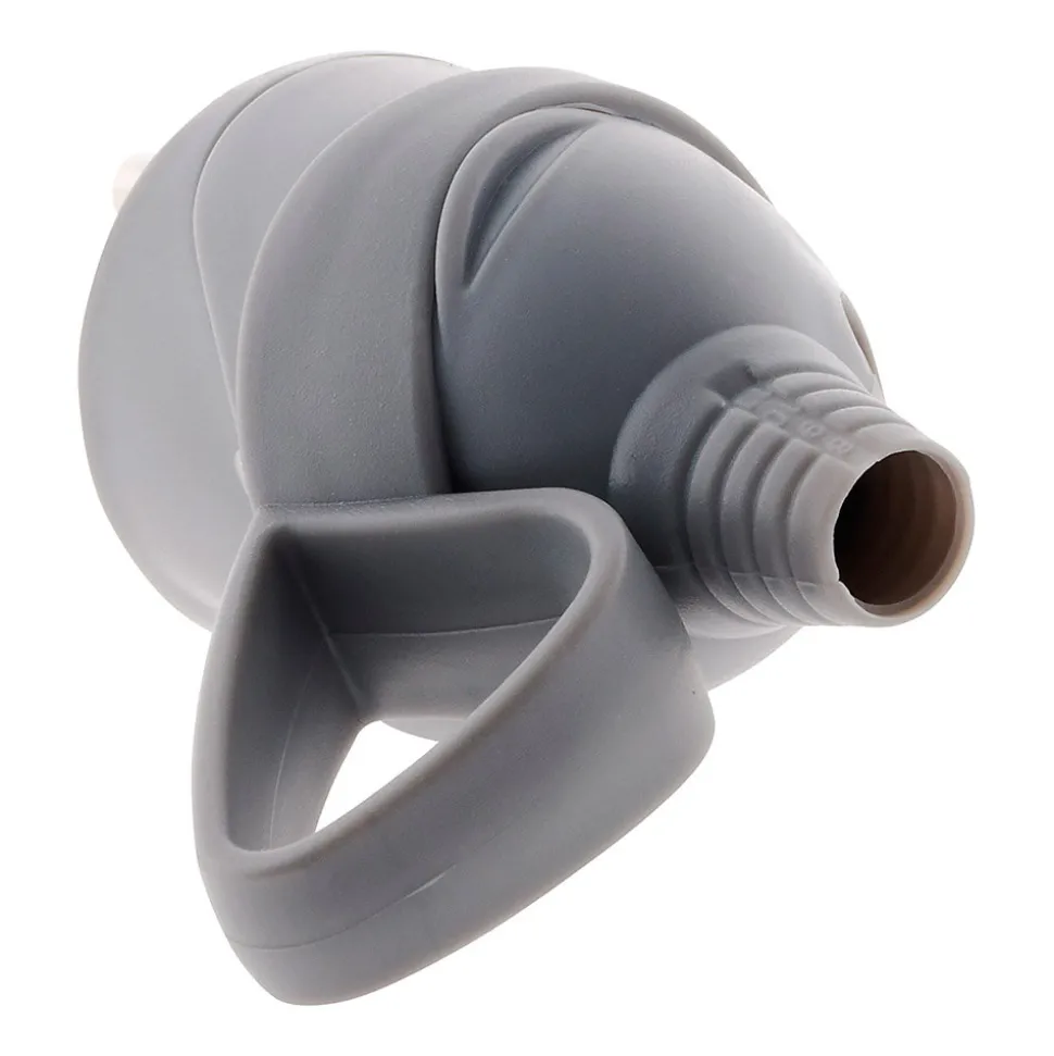 Fiche mâle anneau + ergot -16A 2P+T - Gris - Zenitech
