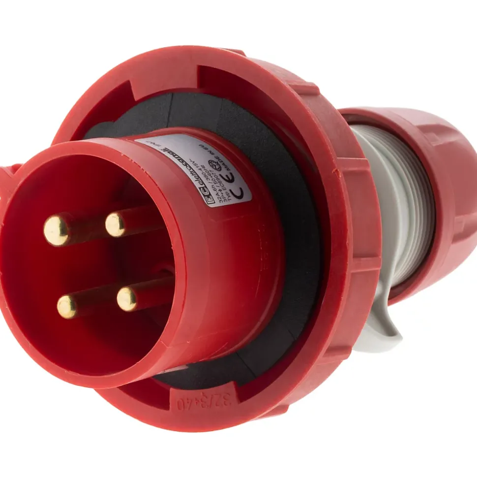 Fiche mâle IEC309 3P+T 32A - Zenitech