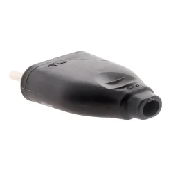 Fiche mâle 2P 6A - Noir - Zenitech