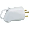 Fiche mâle Plexo 2 ports avec terre Legrand blanc 32A