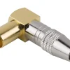 Fiche TV Mâle ø9.52 mm à souder, Or SLX