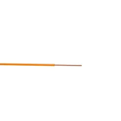 Fil 1,5mm² H07VU orange couronne 100m
