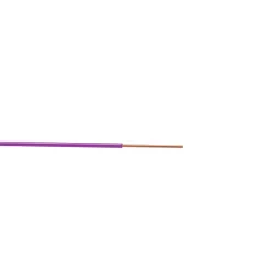 Fil 1,5mm² H07VU violet couronne 100m