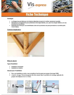 Fischer Ancrage FISCHER FBN II 20X217 Filetée sur 90 Acier zingué - 10 pièces