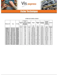 Fischer Ancrage FISCHER FBN II 12X236 Filetée sur 189 Acier zingué - 20 pièces