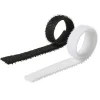 12 fixations de câbles auto-agrippantes Diall 10 x 150 mm blanc et noir