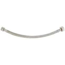 Flexible sanitaire DN8 mâle/femelle 12x17, 15 cm (Mâle et écrou tournant)