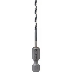 Foret métal diamètre 3 x 72mm longueur utile 33mm - queue 6 pans 1/4'' - BOSCH - 2608577048