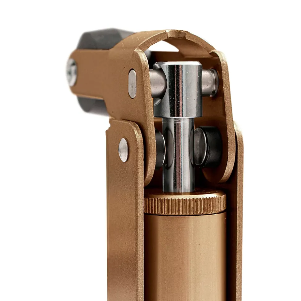Frein de rétention force 115 N, en aluminium anodisé bronze, pour porte jusquà 100 KG.