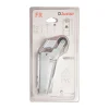 Frein de rétention force 60 N en aluminium anodisé argent pour porte jusquà 40 KG